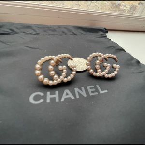 gucci gg pearl earrings